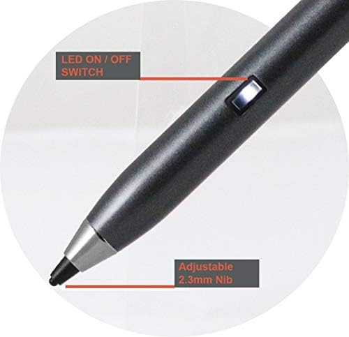 Broonel Grey Point Point Digital Active Stylus עט תואם ל- Lenovo Thinkpad T490 14 אינץ '| Lenovo Thinkpad T490S